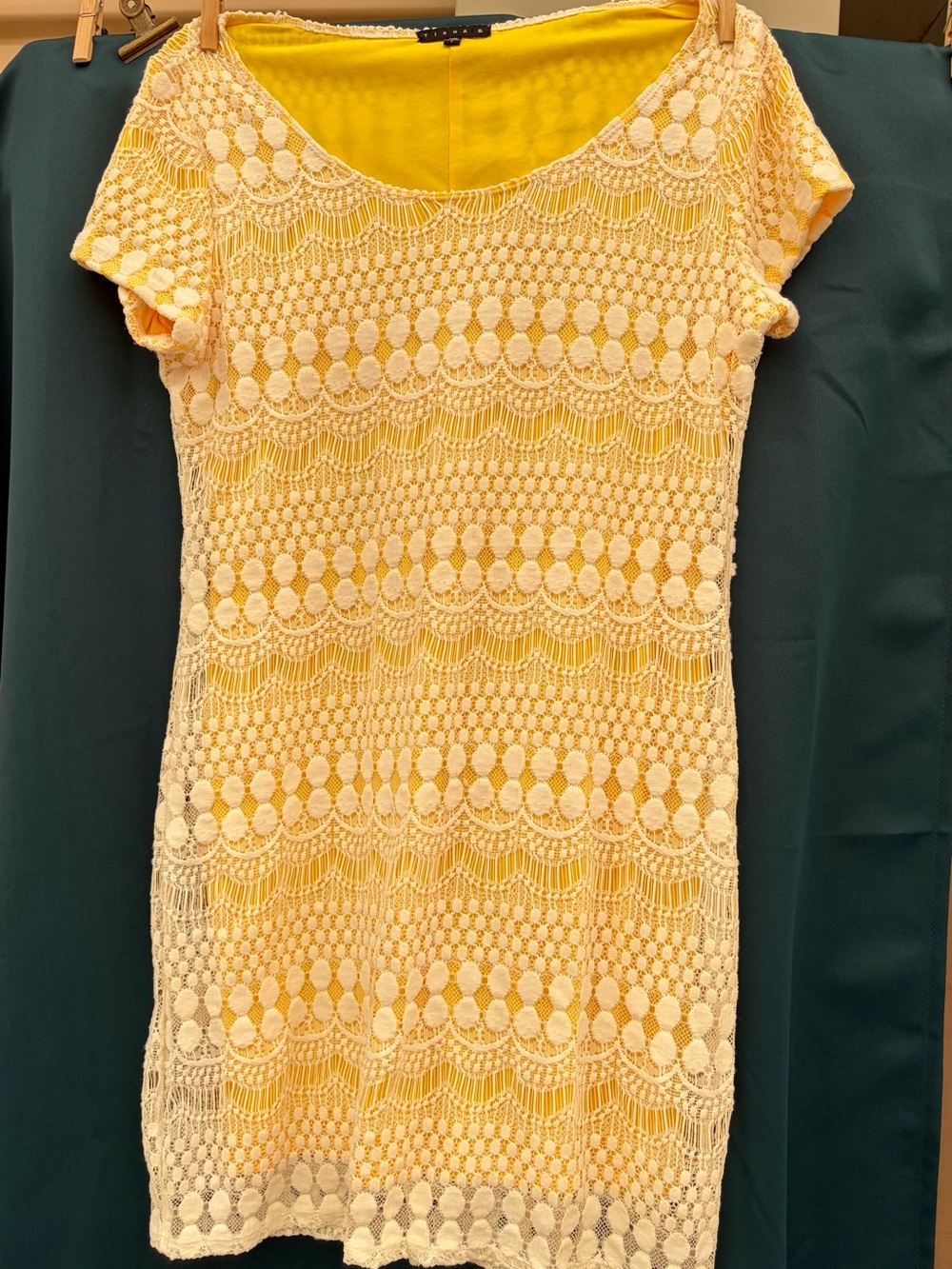Tiana B. Yellow Dress